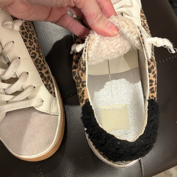Zina Leopard Plush Sneakers - Picture 3 of 16